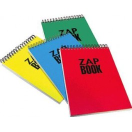 Zap book bloc spirales en tête A4 uni Zap book bloc spirales en tête A4 uni