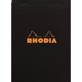 Bloc Rhodia BLACK 14,8x21 80F agrafées 80g Q.5x5 Bloc Rhodia BLACK 14,8x21 80F agrafées 80g Q.5x5
