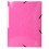 CHEMISE ELASTIQUES RABATS ROSE