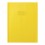Jaune A4 Protège-cahier+Marque-page Grain Madras 22/100ème