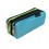TROUSSE RECTANGULAIRE 3 COMPARTIMENTS BLEU VERT 