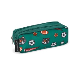 Trousse double Academy Vert Trousse double Academy Vert