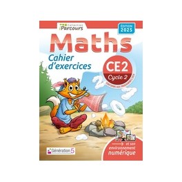 Cahier d'exercices iParcours maths CE2 EDITION 2025