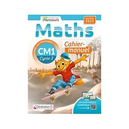 Cahier-manuel iParcours maths CM1 (édition 2025) 