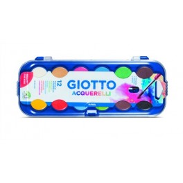 BOITE 12 PASTILLES AQUARELLI GIOTTO